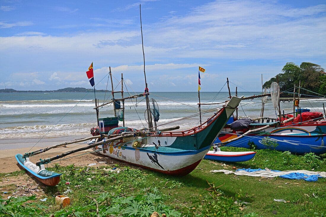 Weligama Coastal Heritage The Traditional Outrigger Canoes